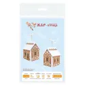 Cross stitch kit "3D toy. Gingerbread house" 6x8x6 cm SR-963