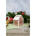 Набор для вышивания крестом "3D игрушка. Пряничный домик" 6x8x6 см SR-963
