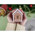 Cross stitch kit "3D toy. Gingerbread house" 6x8x6 cm SR-963