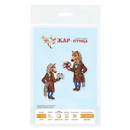 Kryželių siuvinėjimo rinkinys "Arklys palto" 13x8 cm SR-1328