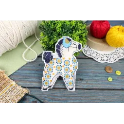 Kreuzstich-Set "Buntes Pferd" 12x8 cm SR-1324