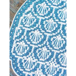 Набор для вышивания крестиком "Новогодняя игрушка: зимний шишка" 14x10 см ST-1086