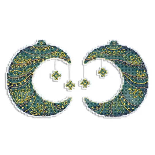 Kreuzstich-Set "Märchenmond" 10x9 cm SR-970