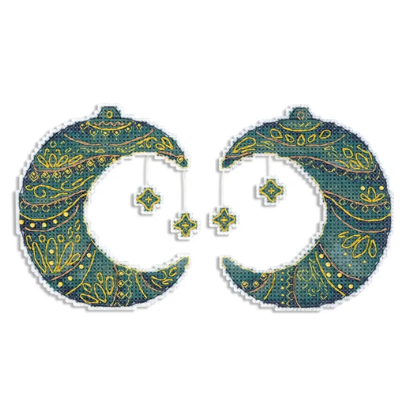 Kreuzstich-Set "Märchenmond" 10x9 cm SR-970