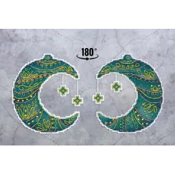 Набор для вышивания крестиком "Сказка Луны" 10x9 см SR-970