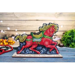 Kreuzstich-Set "Winterglühen" 11x16 cm SR-1326