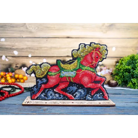 Kit de point de croix "Winter glow" 11x16 cm SR-1326