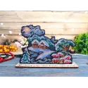 Набор для вышивания крестом "Зимнее сияние" 11x16 см SR-1326