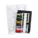 Kit de point de croix "Winter glow" 11x16 cm SR-1326