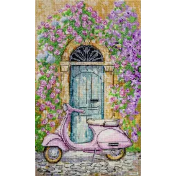 Kreuzstich-Set "La Dolce Vita" 16x25 cm AAH-294