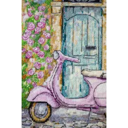 Cross-stitch kit "La Dolce Vita" 16x25 cm AAH-294