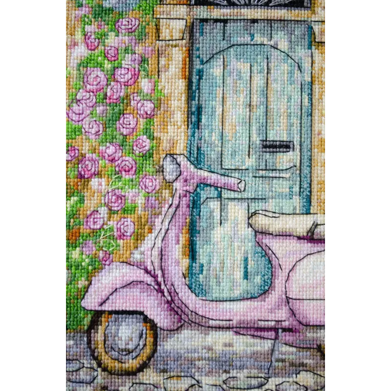 Kreuzstich-Set "La Dolce Vita" 16x25 cm AAH-294