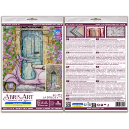 Kreuzstich-Set "La Dolce Vita" 16x25 cm AAH-294