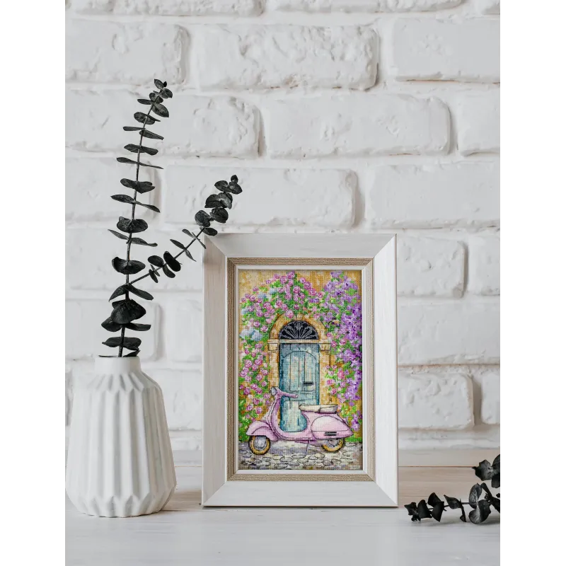 Kreuzstich-Set "La Dolce Vita" 16x25 cm AAH-294