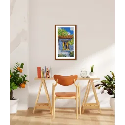 Kit de point de croix "Rêverie méditerranéenne" 18x34 cm AAH-291