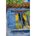 Набор для вышивания крестом "Средиземноморская мечта" 18x34 см AAH-291