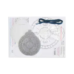 Набор для вышивания крестиком «Новогодняя игрушка: почти полночь» 13x11 см ST-1088