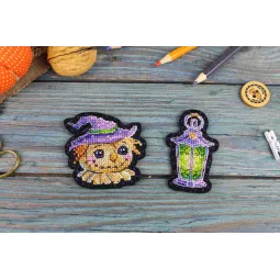 Набор для вышивания крестом "Хэллоуинские топперы" ST-1082