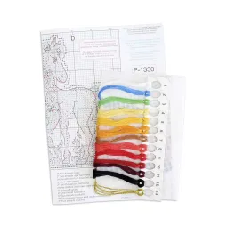 Kit de point de croix "Cheval de feu" 13x9 cm SR-1330