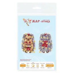 Набор для вышивания крестом «Новогодний ежик» 12x8 см SR-1173