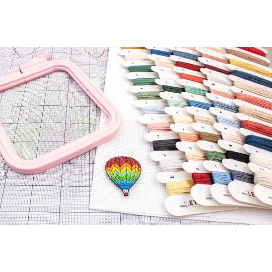 Kit de point de croix "Un aperçu du pays des merveilles" 23 x 34 cm SLETIL9960