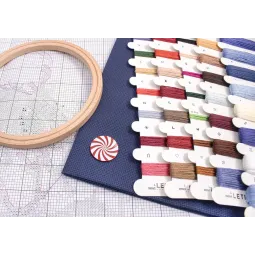 Набор для вышивания крестиком "Полет в канун Рождества" 51 x 35 см SLETIL9959