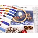 Cross stitch kit "Christmas Eve Flight" 51 x 35 cm SLETIL9959