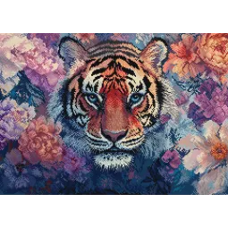 Cross stitch kit "Eyes of the Wild" 38 x 27 cm SLETIL9957