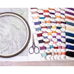 Cross stitch kit "Eyes of the Wild" 38 x 27 cm SLETIL9957