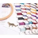 Kit point de croix "Eyes of the Wild" 38 x 27 cm SLETIL9957
