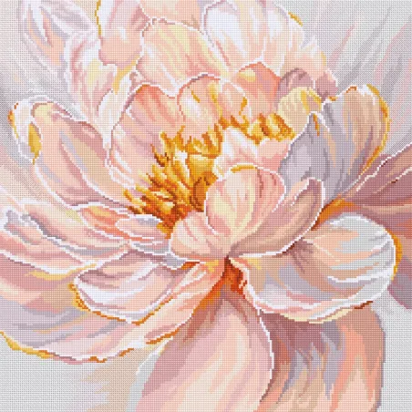 Cross stitch kit "Floral Grace" 32x32cm SLETIL9956