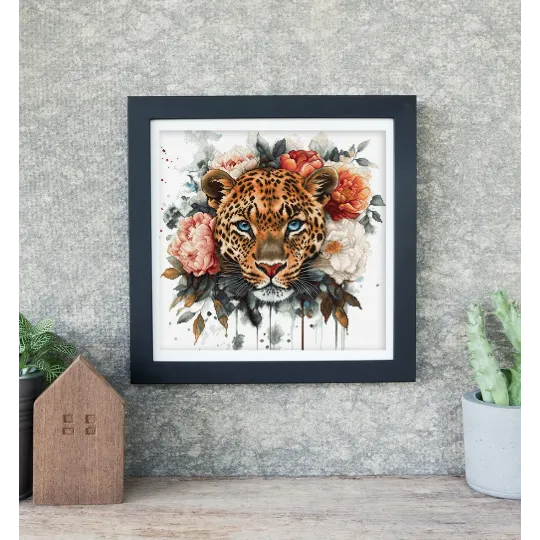 Cross stitch kit "Wild Beauty" 36x35cm SLETIL9954