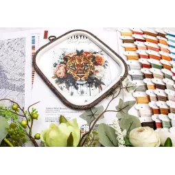Cross stitch kit "Wild Beauty" 36x35cm SLETIL9954