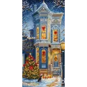 Cross stitch kit "Victorian Christmas" 19x39cm SLETIL9953