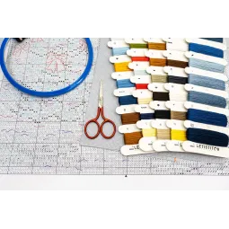 Cross stitch kit "Victorian Christmas" 19x39cm SLETIL9953