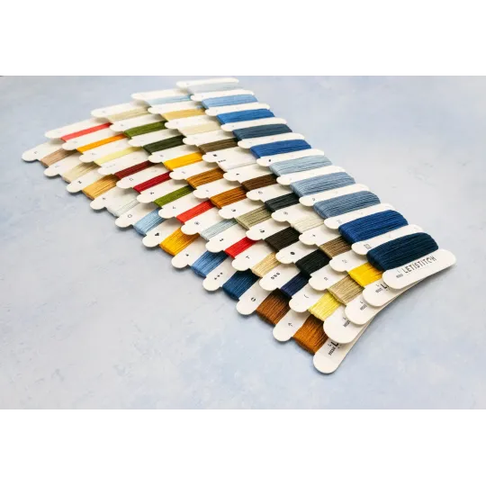 Набор для вышивки крестом "Викторианское Рождество" 19x39см SLETIL9953