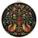 Kreuzstich-Set "Der Baum der Waldmärchen" 30x30 cm AAH-298
