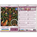 Kit de point de croix "L'Arbre des contes de forêt" 30x30 cm AAH-298