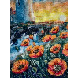 Kryželiu siuvinėjimo rinkinys „Tyloje slypi spalva“ 23x26 cm AAH-295