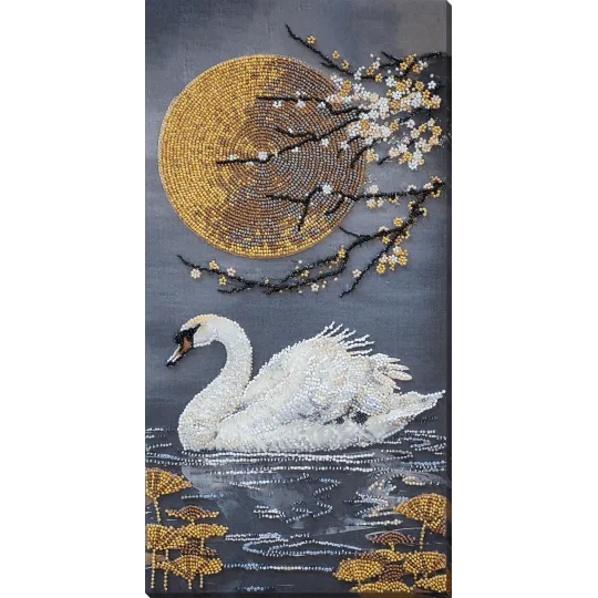 Haupt-Perlenstickerei-Set "Wenn die Seele blüht" 20x40 cm AAB-957