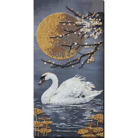 Haupt-Perlenstickerei-Set "Wenn die Seele blüht" 20x40 cm AAB-957