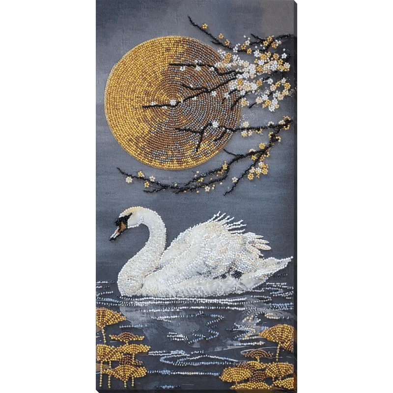 Haupt-Perlenstickerei-Set "Wenn die Seele blüht" 20x40 cm AAB-957