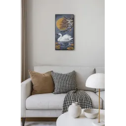 Pagrindinis karoliukų siuvinėjimo rinkinys „Kai žydi siela“ 20x40 cm AAB-957