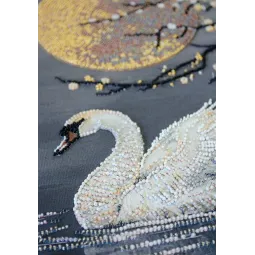 Kit de broderie de perles principal "Quand l'âme fleurit" 20x40 cm AAB-957