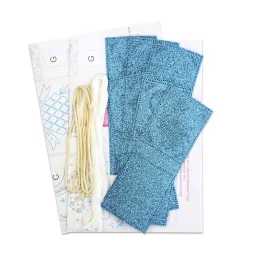 Kreuzstich-Set "Girlande "Lace Miracle" (7 Flaggen)" 11x8 cm ST-1001