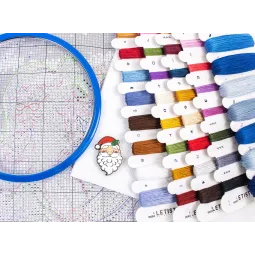 Kreuzstich-Set "Silent Night Gift" 43 x 29 cm SLETIL9958