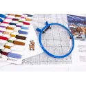 Cross stitch kit "Silent Night Gift" 43 x 29 cm SLETIL9958