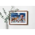 Kreuzstich-Set "Silent Night Gift" 43 x 29 cm SLETIL9958