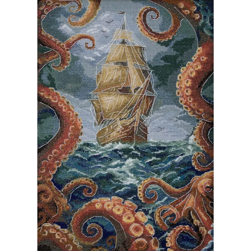 Kit de point de croix "The abyss" 18x27 cm AAH-292