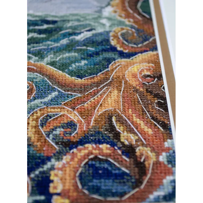 Kit de point de croix "The abyss" 18x27 cm AAH-292